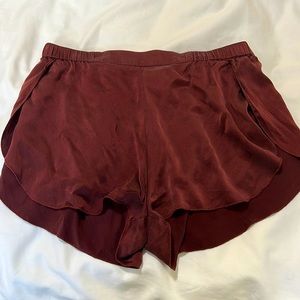 LUNYA washable silk shorts size L